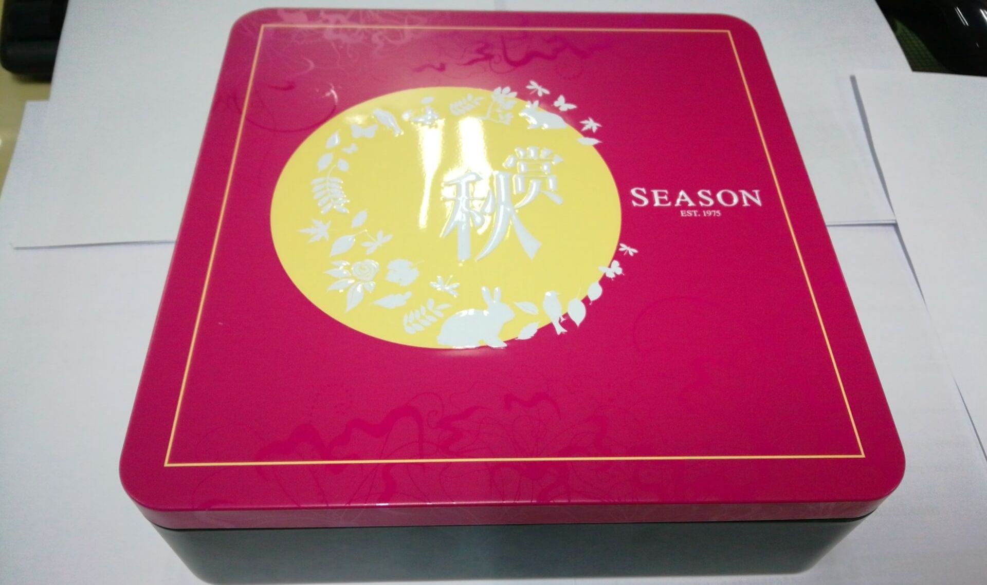 Factory Wholesale Custom Rectangular Mooncake Biscuit Tin Box