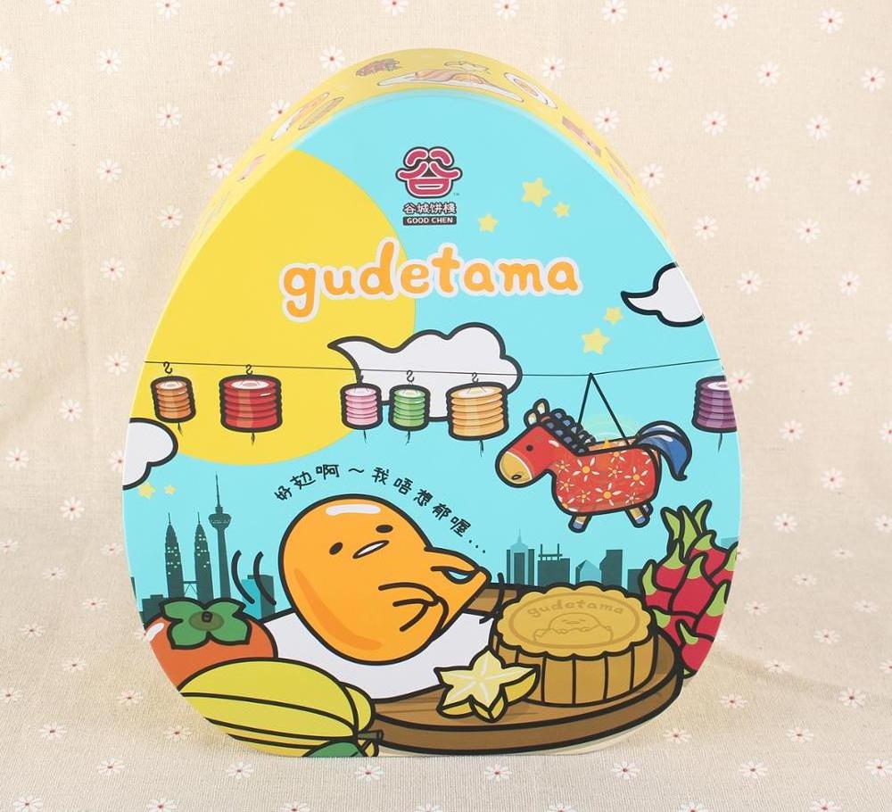 Customized printing Easter egg shape gift tin box Cookies Tin Box Candy Tin Box