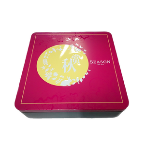 Factory Wholesale Custom Rectangular Mooncake Biscuit Tin Box