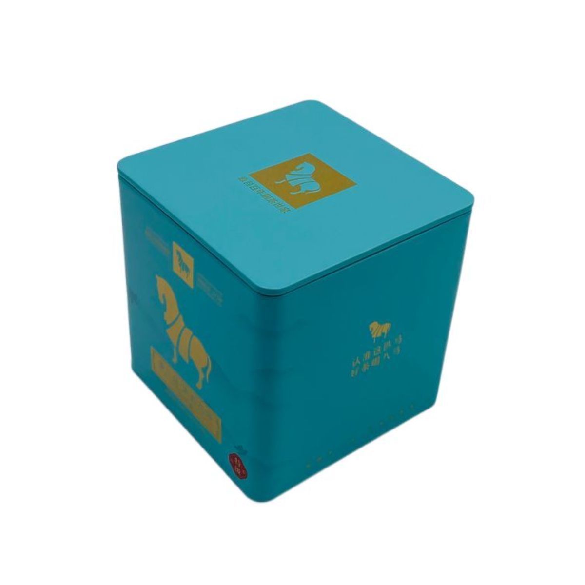 Tin Box Packaging Tea Packaging custom printing Stackable Square Metal Tea Box