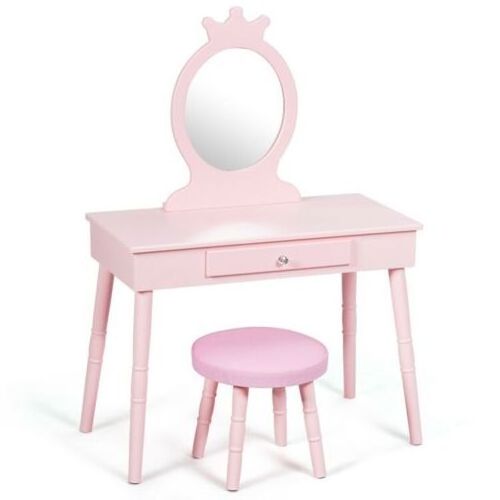 Girl Princess bedroom dresser play house wooden toys