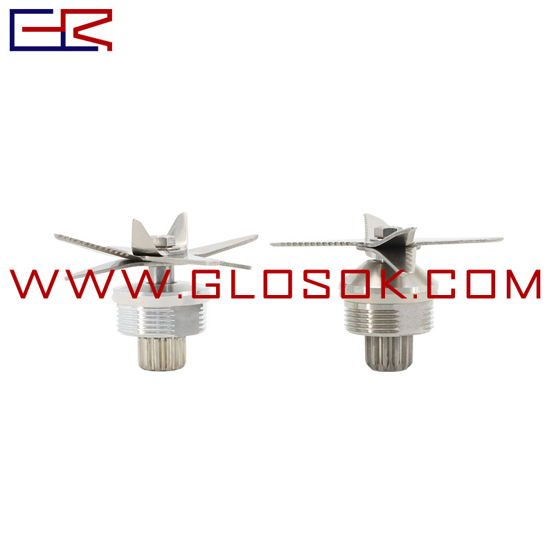 Glosok commercial blender wholesalers household blender blade mixer wet cut blade blender spare parts 8 blades