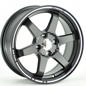 Glosok Passenger Car Wheels japan design te37 racing car rims 15 inch 4 holes aros de carro 15 alloy rims 4X100 Wheels