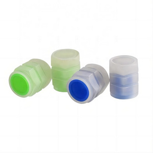 Glosok Luminous Plastic Tire Valve Caps Glow In the Dark car bicycle electric vehicle motorcycle valve cap gas nozzle cover