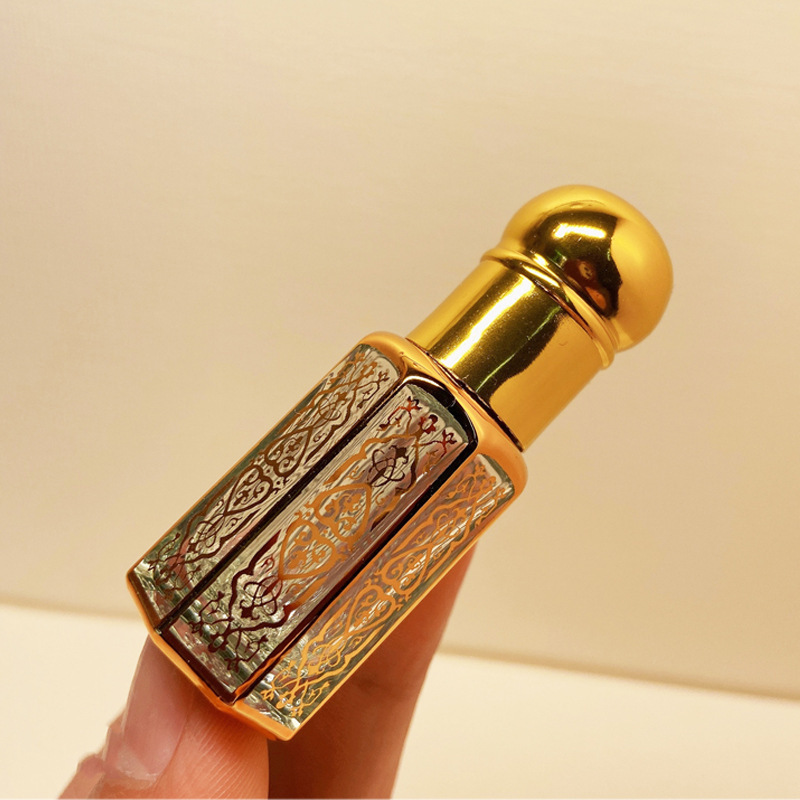 3ml 6ml 12ml  arabian arabic luxury oud perfume oil attar bottle with glass stick and box