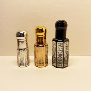 3ml 6ml 12ml  arabian arabic luxury oud perfume oil attar bottle with glass stick and box