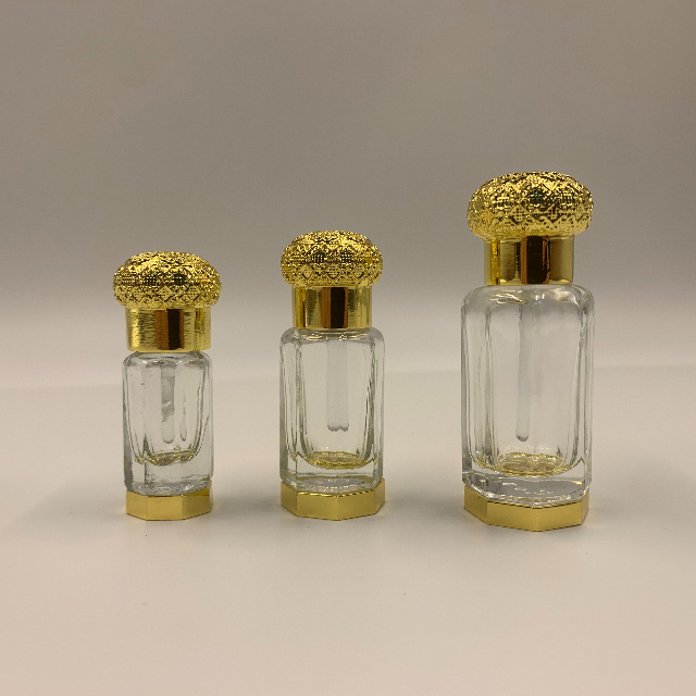 3ml 6ml 12ml arabian arabic luxury oud perfume oil attar bottle Empty Decorative Attar Refillable Crystal Perfume Oil Bottles