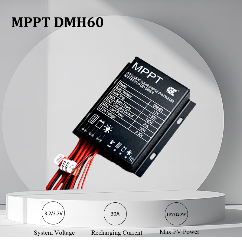 2023 new arrival Constant Current MPPT Solar Street Light Controller  Wireless Remote Control