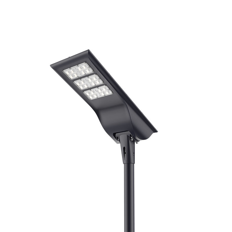 Die-casting Street Road Lamp LED Battery Solar Cell Light All in One Solar Street Light Solar Accessories IP65 180 80W Aluminum