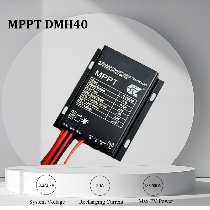 Hot Selling MPPT 3.2V/3.7V Solar Street Light Controller 20A China Solar MPPT Led Driver Street Light