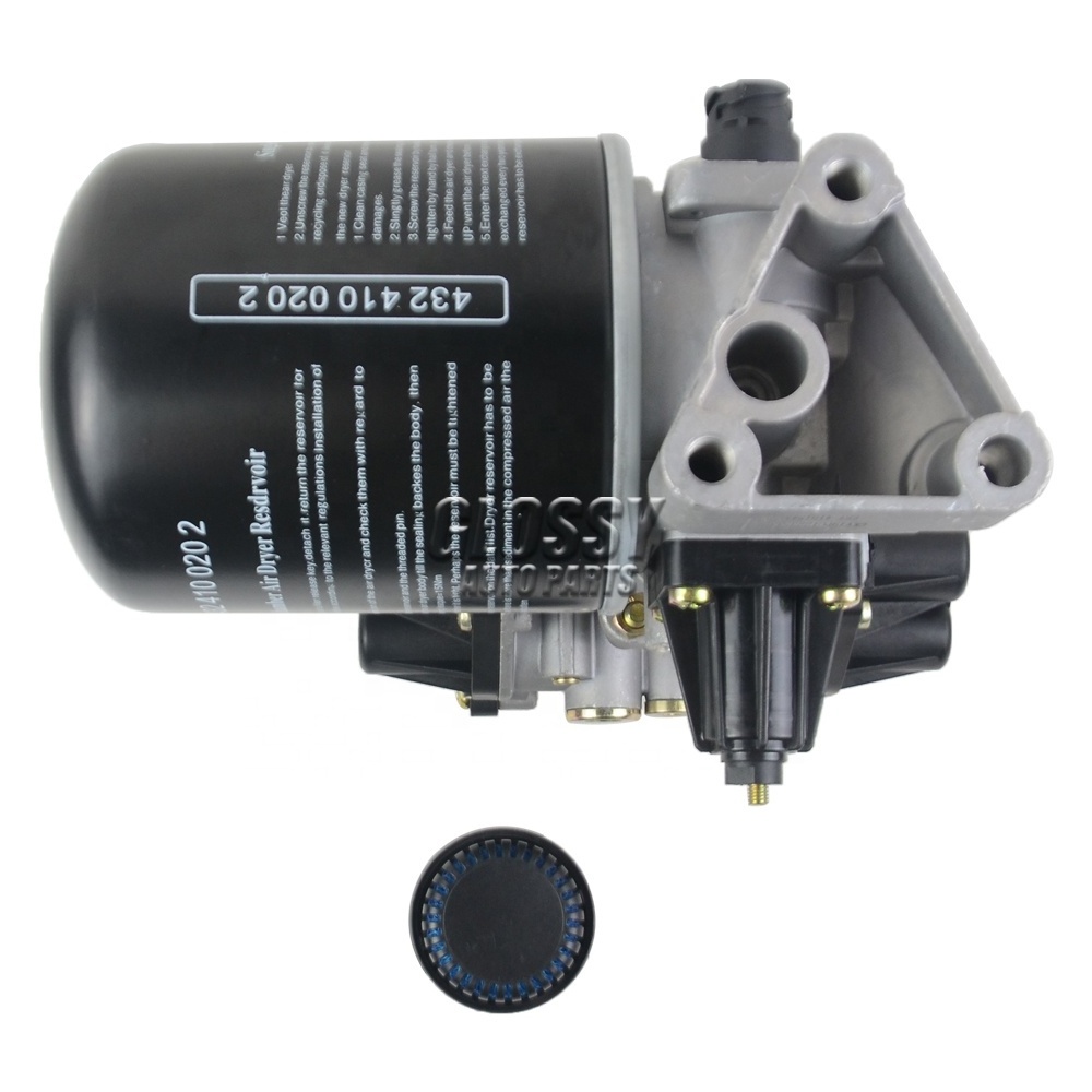 Glossy Truck Air Dryer W/ Multi Circuit Valve 0014317815 0014318115 9325001100 Air Dryer Filter