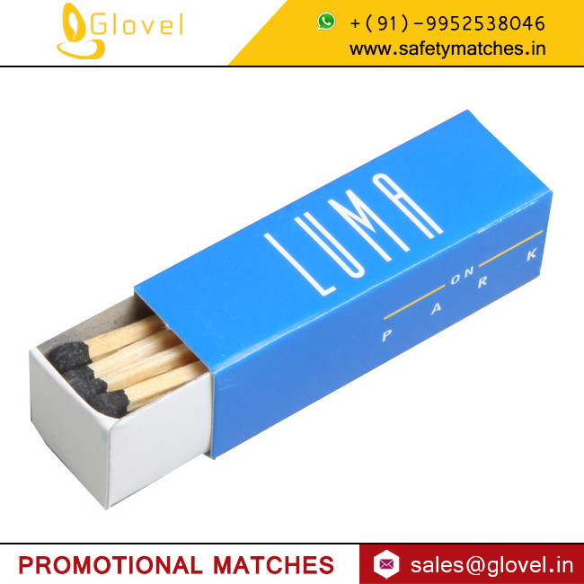 Factory wholesale long wooden stick matching with promotional matches 56*48*8 mm (25 sticks)