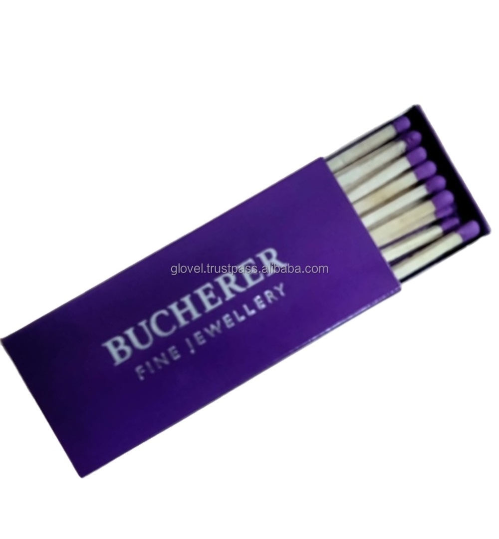 High Standard Promotional Matches striking against any rough surface inner and outer White Duplex Board exporters from India