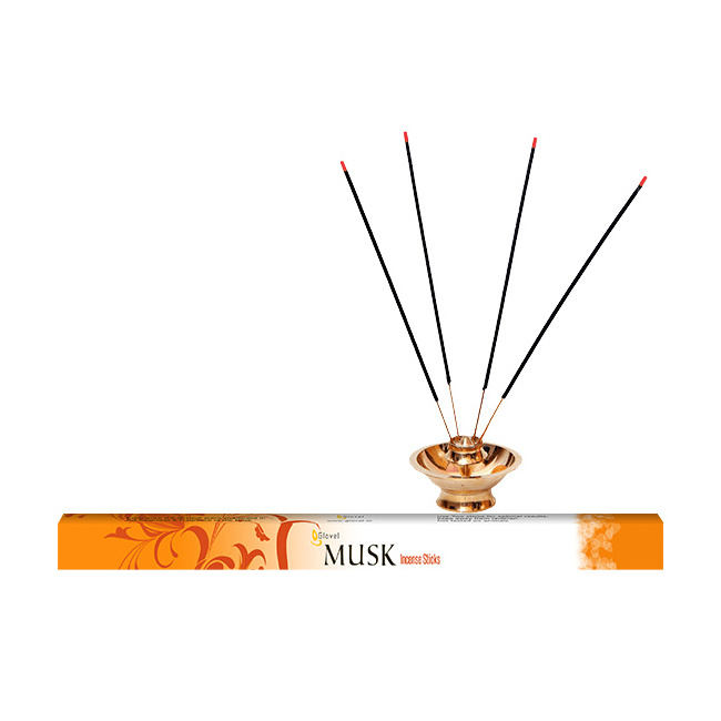 High Quality 9 Inch Black Perfumed Incense sticks in Square Box packing with 8 Sticks strong aroma unique fragrances