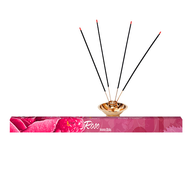 High Quality 9 Inch Black Perfumed Incense sticks in Square Box packing with 8 Sticks strong aroma unique fragrances