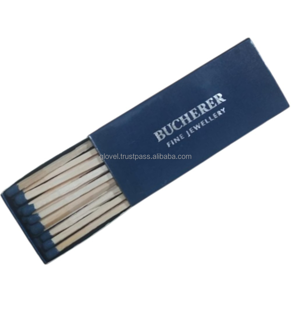 Newly Designed Premium promotional matches 112*269 mm with  Long Lasting Wooden Candle Match Sticks