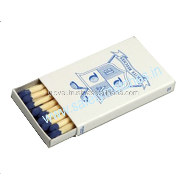 Premium quality  safety matches match box 42 X 35 X 9 MM  matches with waterproof and customized head colour available