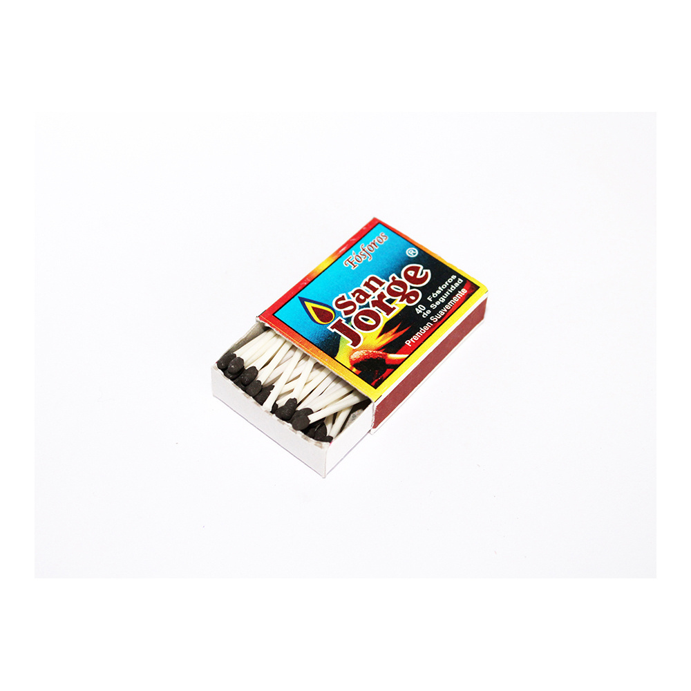 Premium Quality Wax-Coated Matches Strike Light Safety Precaution Handling matches with Packaging available