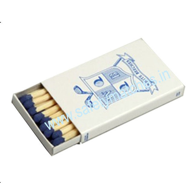 High Standard Promotional Matches striking against any rough surface inner and outer White Duplex Board exporters from India