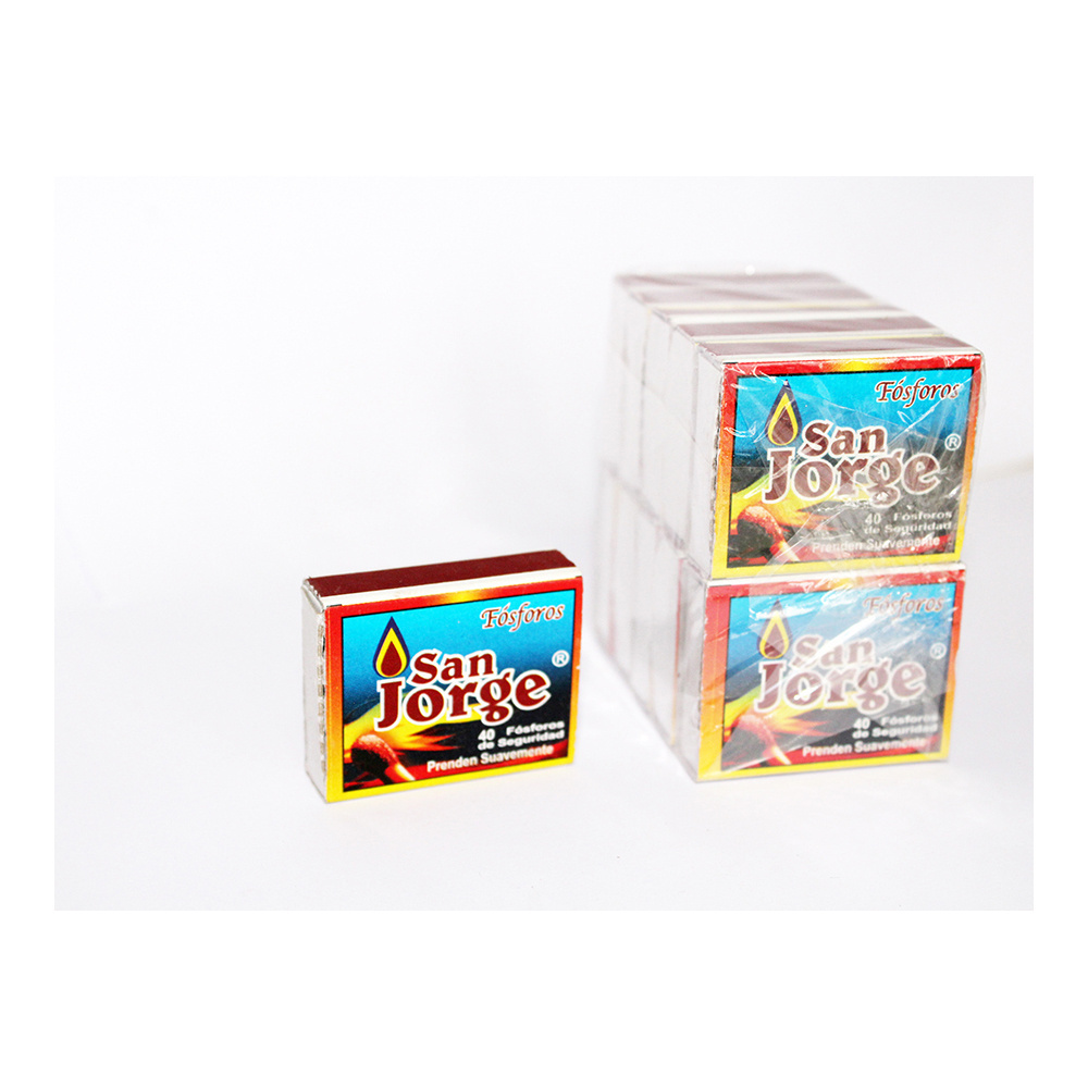 Premium Quality Wax-Coated Matches Strike Light Safety Precaution Handling matches with Packaging available