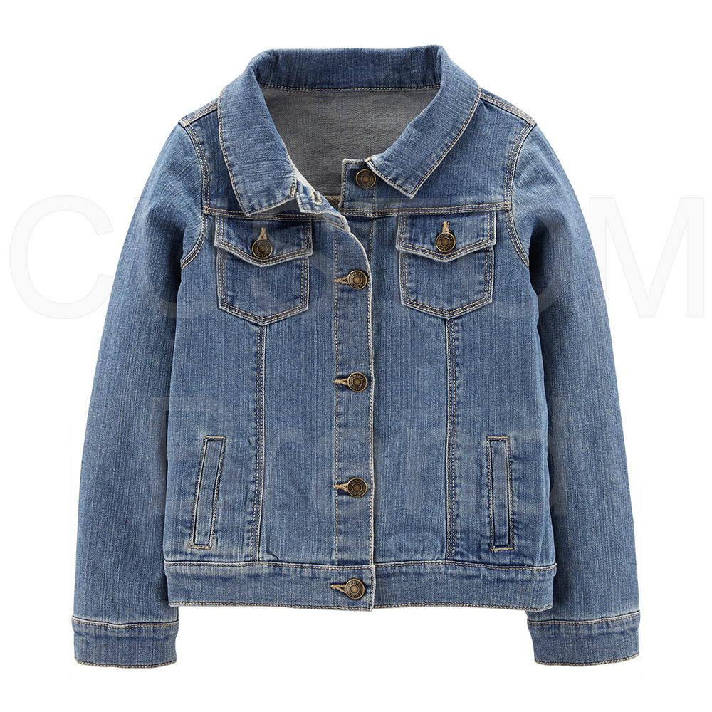 Customized ripped denim Jeans Jacket  Quality manufacturer 2023 unisex denim jeans jackets