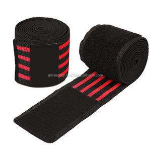 Fitness City Weight Lifting Heavy Knee Wraps highly durable sports knee wraps provide the right comfort you