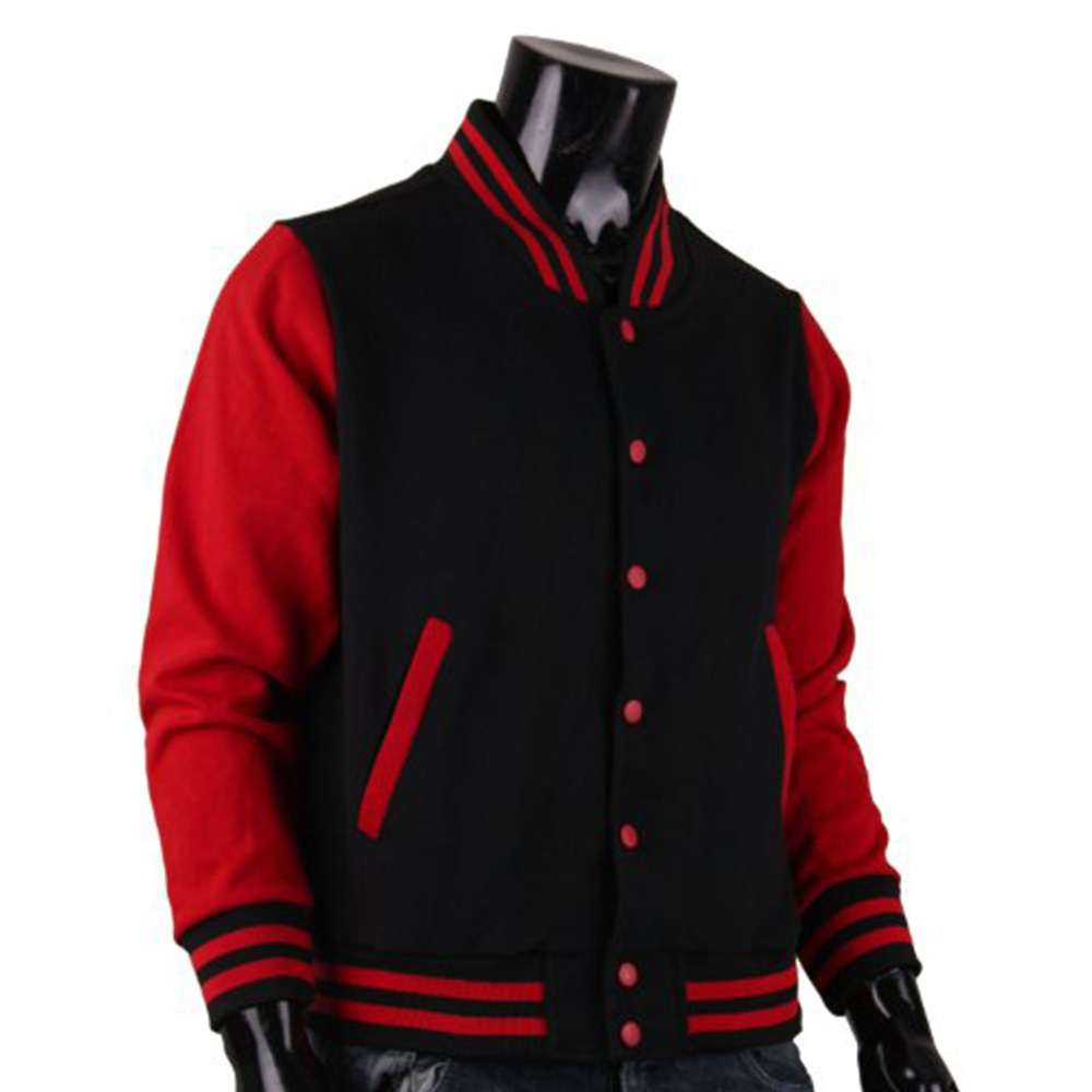 Long Leather Sleeves Letterman Varsity Jacket Cotton Varsity Jacket Letterman Varsity Jackets