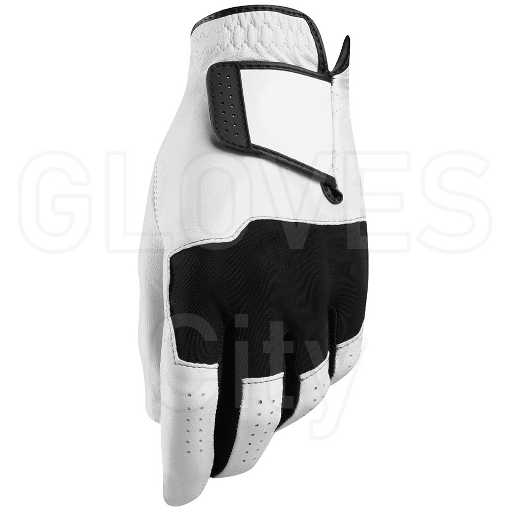 Man Lady Golf Glove Custom Logo Cabretta Leather Palm Soft golf gloves OEM Color golf gloves