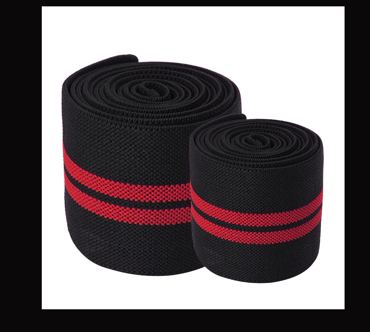 Fitness City Weight Lifting Heavy Knee Wraps highly durable sports knee wraps provide the right comfort you