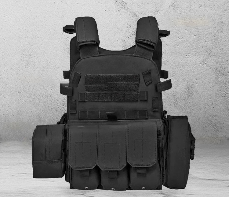 Chaleco Tactico Tactisch Multifunctional Tactical Gear Equipment Supplies Black Security 6094 Tactical Vest for Sale