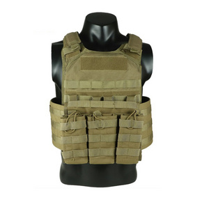 1000D Chaleco Tactico Heavy Duty Plate Carrier Combat Adjustable Lightweight Nylon Protective Tactical Vest with Molle System