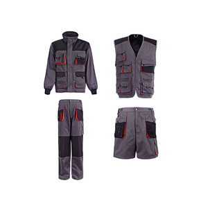 Men Auto Repair Welding Factory Long Sleeve Coat Tops Pants and Shorts unisexConstruction Mechanical Work Wear Uniforms Suit Set