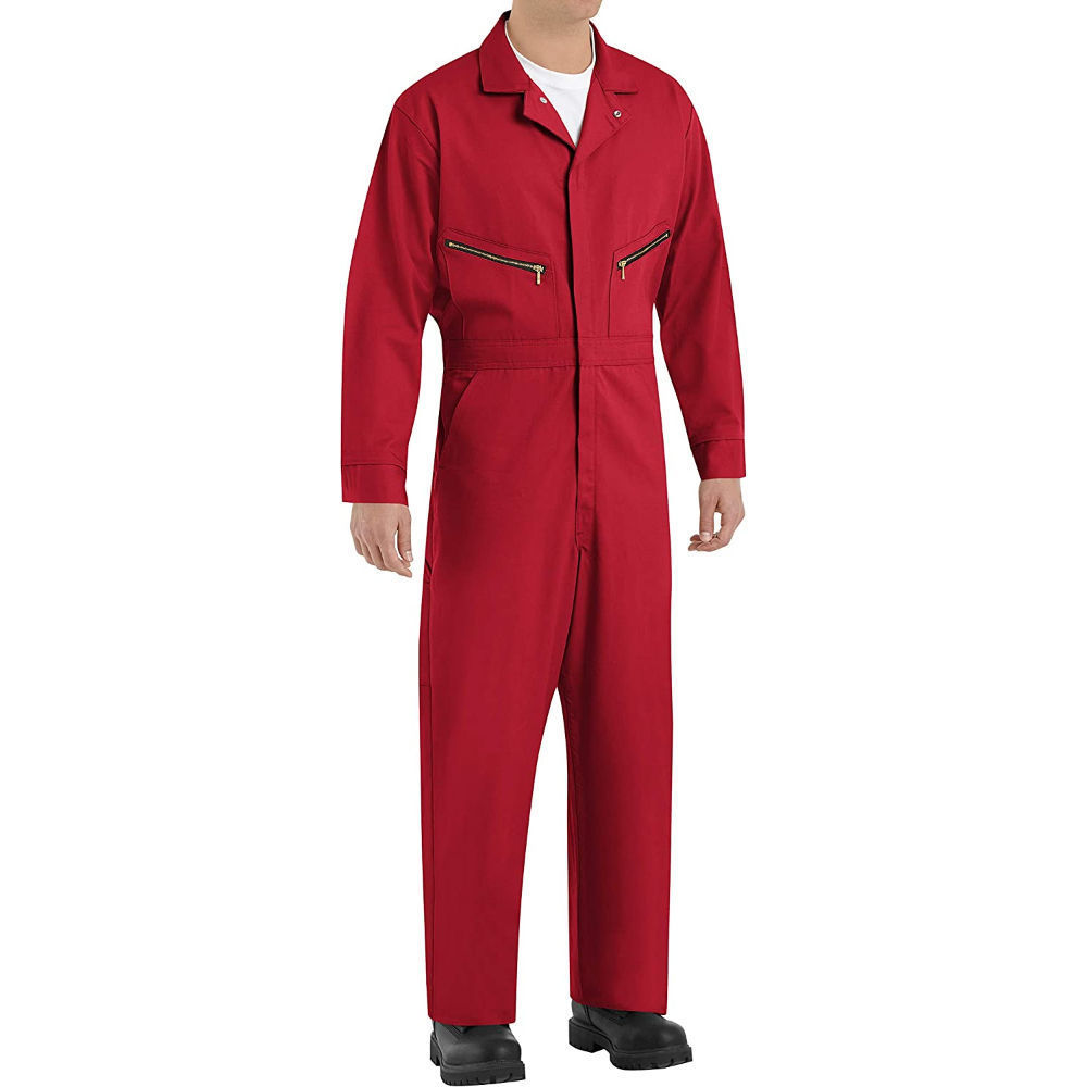 Custom Made Worker Wear Coverall Working Uniform Cotton Safety Clothing Plus Size Breathable Safety Work Wear