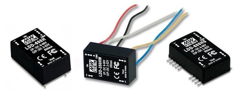 Meanwell LDD-H Series 600mA LDD-600H  DC to DC Constant current Step down LED driver