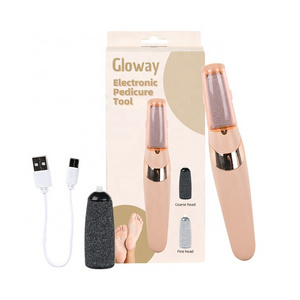 Gloway Electric Foot File Scraper Callus Remover Feet Matte Pedicure Tools Foot Rasp Removal Dead Skin Remover Foot Care Tool