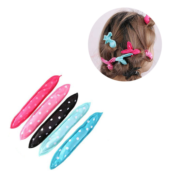 Gloway High Quality Hair Styling Tool DIY Heatless Soft Sponge Foam Hair Roller Strap Sleep Night Sponge Hair Roller for Girls