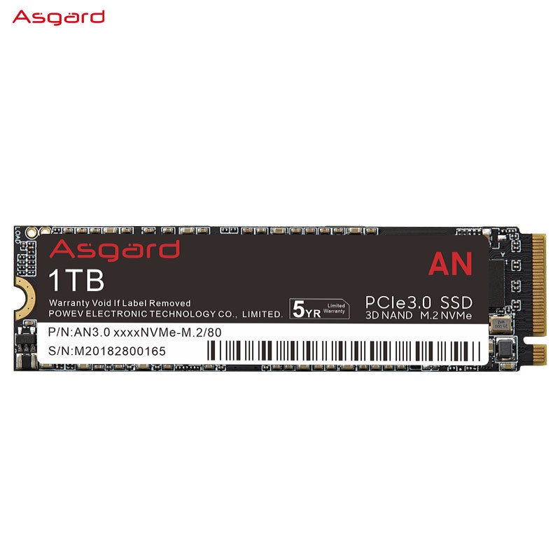 Asgard Wholesale PCIe3.0 NVMe  M.2 ssd Hard Drive 512gb M.2 ssd 1tb