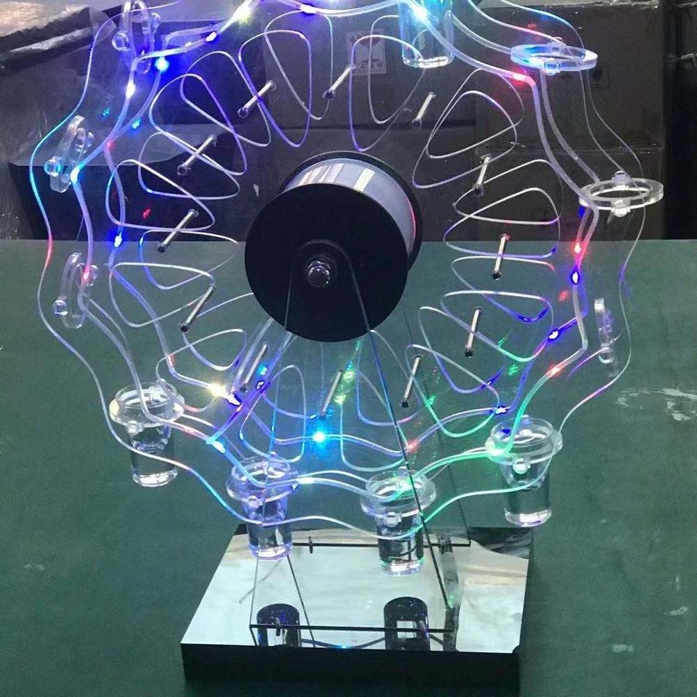 Rechargeable Stand LED Ferris Wheel Shot Glass Display Stand Wine Rack Holder