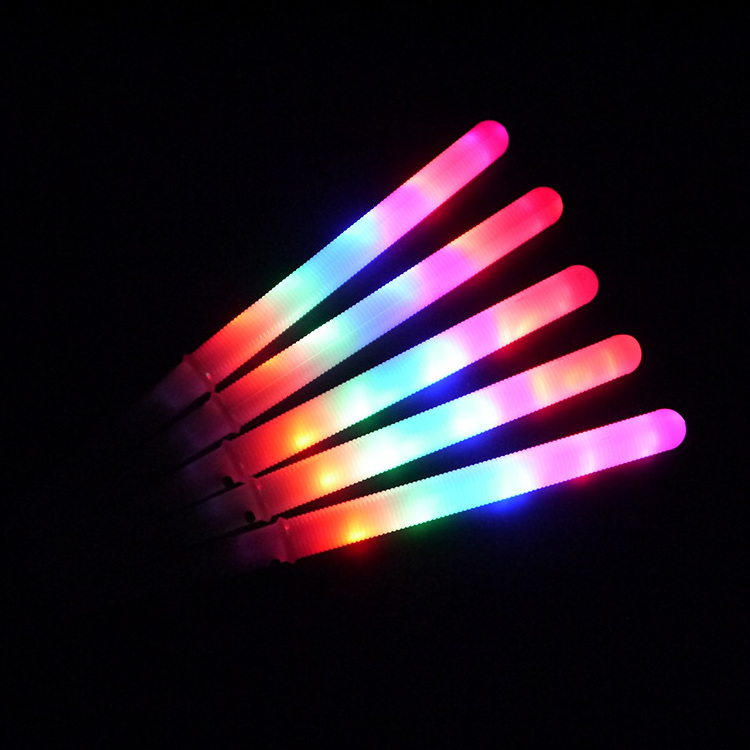 Shenzhen reusable LED cotton candy stick high quality glowing stick for cotton candy flashing light up Flossy spun sugar stick