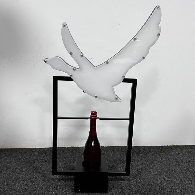 New Arrival Grey Goose Led Vip Service Glorifier Stand Bottle Display Presenter Led Fles Holder Met Gratis Logo Voor Nightclub