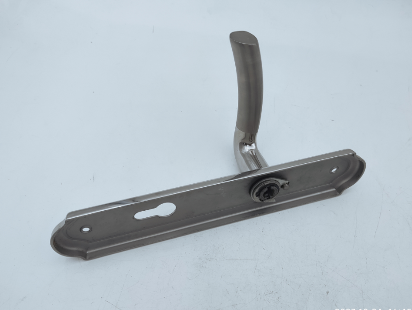 Hardware Manufacturer European Stainless Steel lever door handles with plate PL020