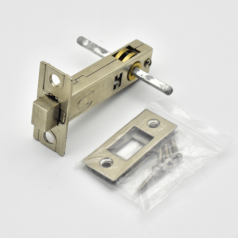 LL007 single deadbolt mortise lock body 80 mm steel backset brass door latch