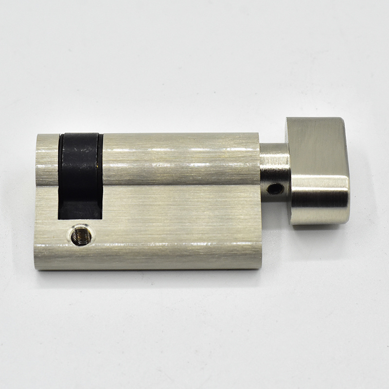 LK111 brass Offset passage lock without key with thumb turn toilet lock core knob cylinder