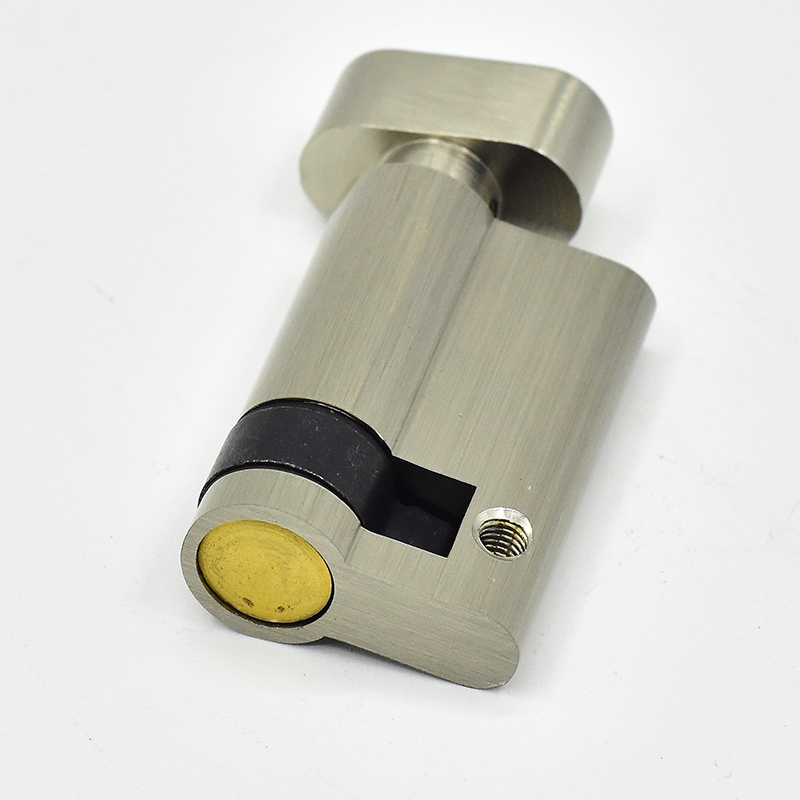 LK111 brass Offset passage lock without key with thumb turn toilet lock core knob cylinder