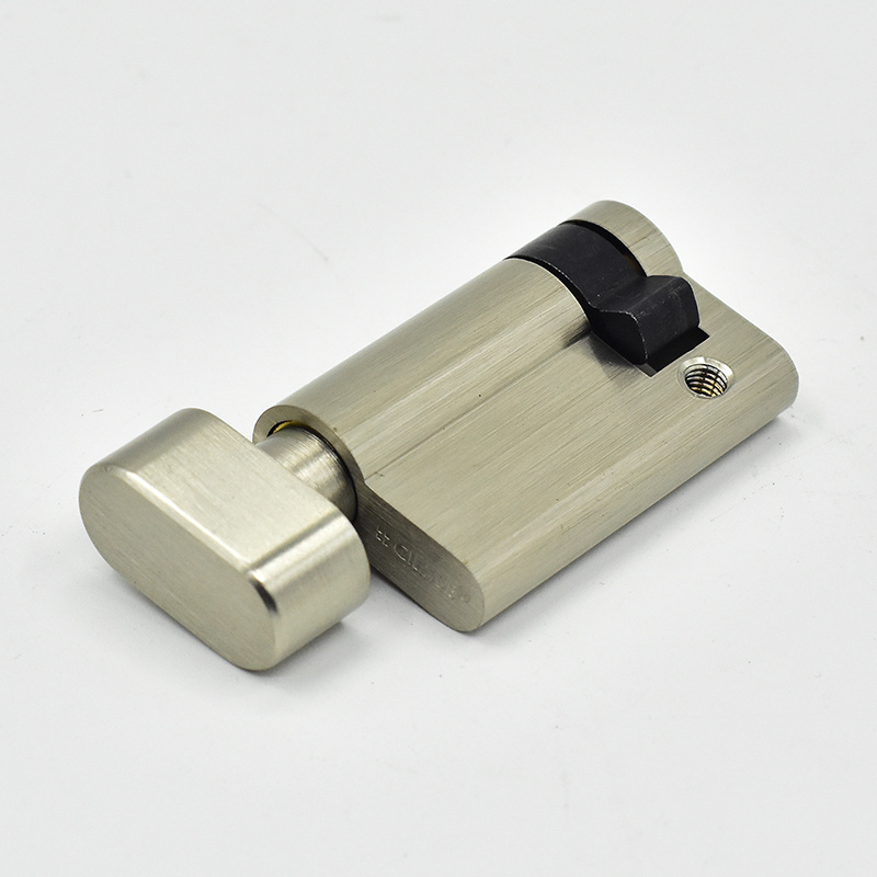 LK111 brass Offset passage lock without key with thumb turn toilet lock core knob cylinder