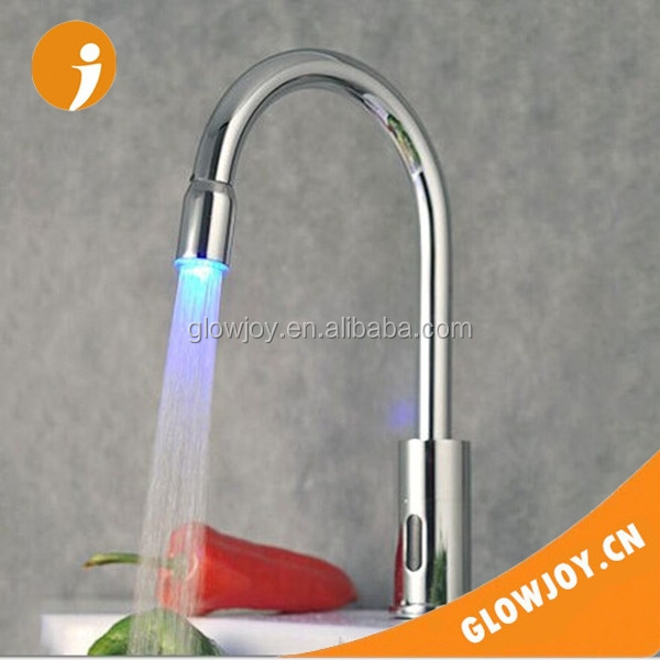 (LF012) No Battery LED Infrared Automatic Sensor Kitchen Faucet