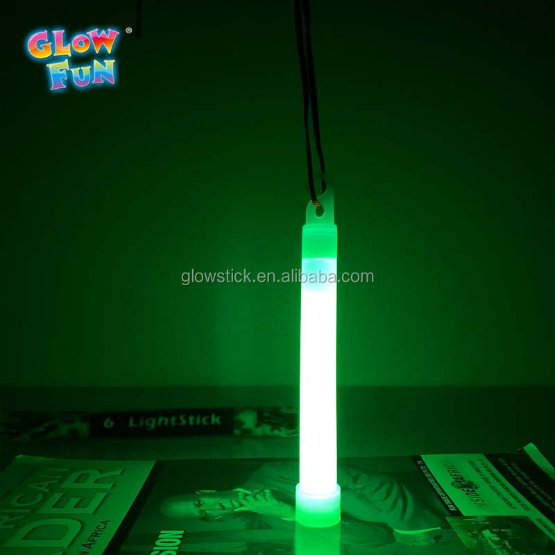 Ultra Bright 6 Inch Large Glow Sticks - Chem Light Sticks with 12 Hour Duration - Camping Glow Sticks Glowsticks for Parties