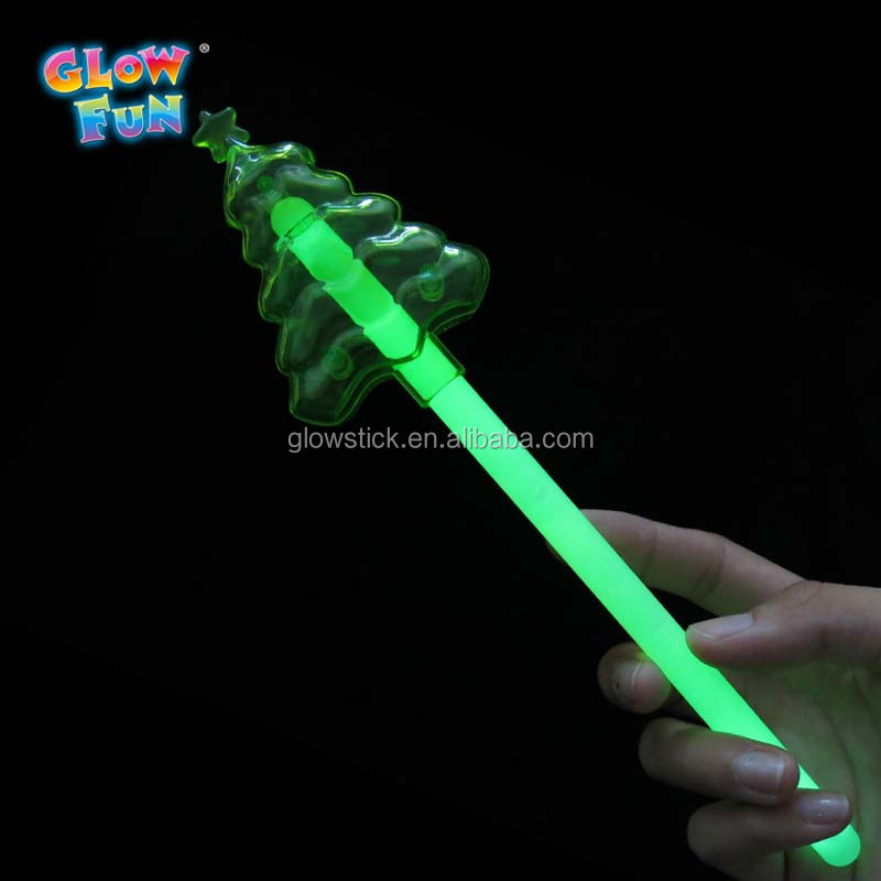 wholesale mix color neon wand light stick glow stick party for kid Christmas Tree Glow Wand