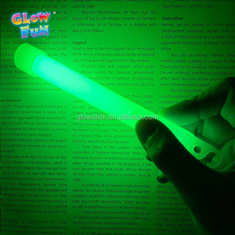 Ultra Bright 6 Inch Large Glow Sticks - Chem Light Sticks with 12 Hour Duration - Camping Glow Sticks Glowsticks for Parties