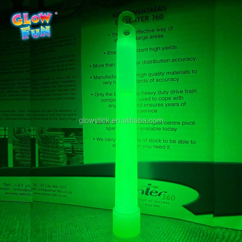 Ultra Bright 6 Inch Large Glow Sticks - Chem Light Sticks with 12 Hour Duration - Camping Glow Sticks Glowsticks for Parties